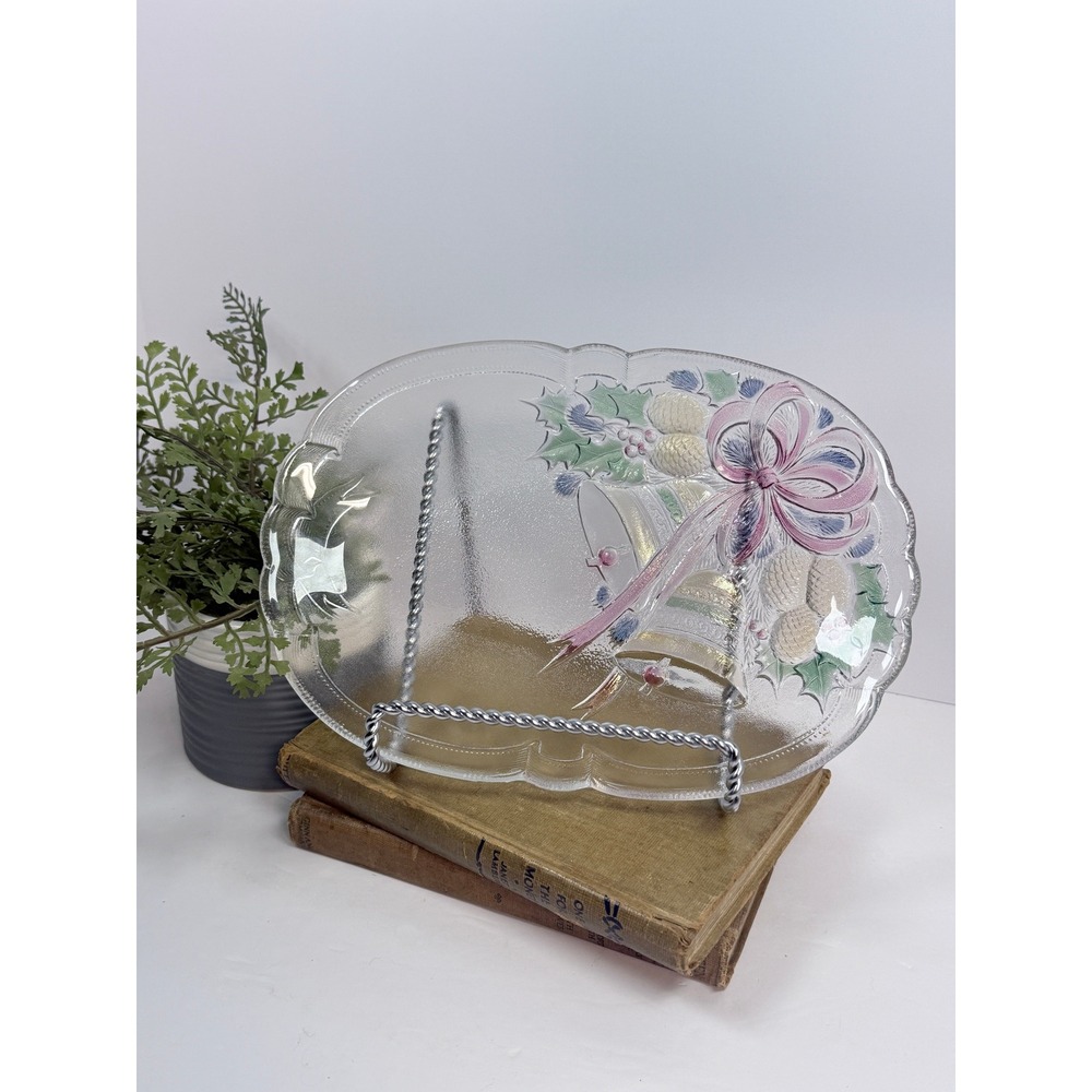 Vintage Mikasa Festive Bells Platter